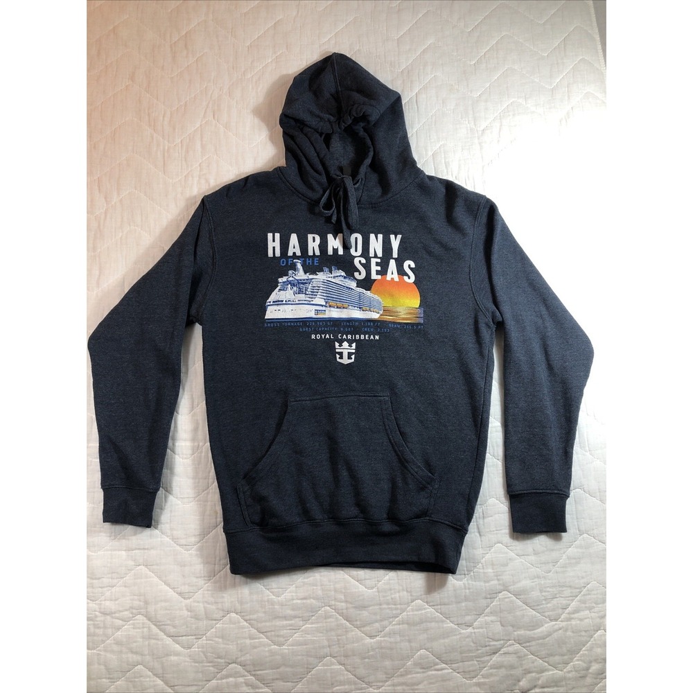 Point Sportswear‎ Hoodie Women's Medium Gray Harmony Of The Seas Royal Caribbean